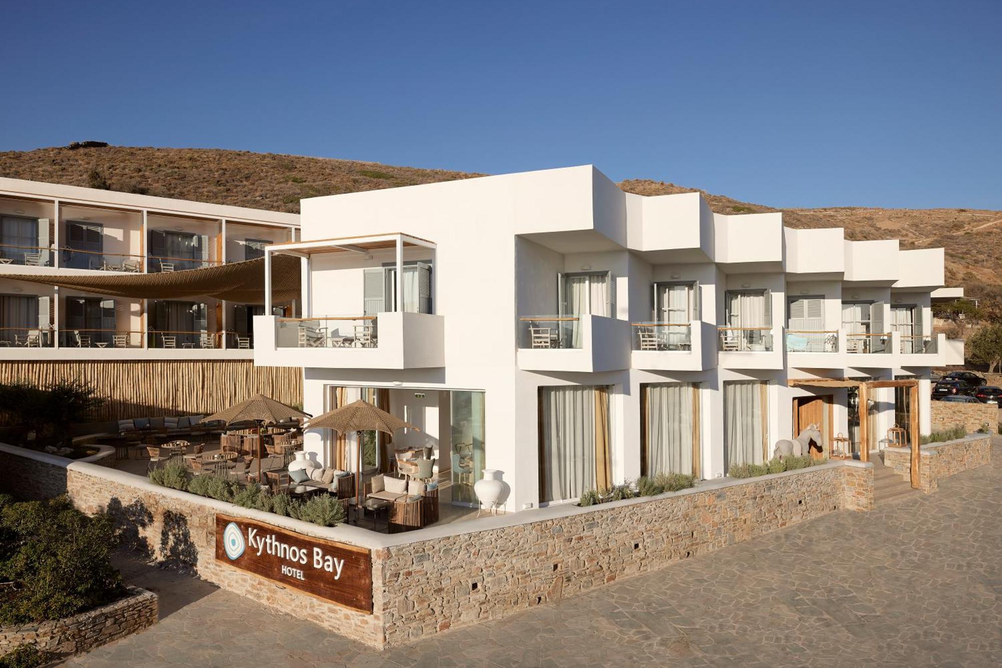 Kythnos Bay Hotel Loutrá Esterno foto