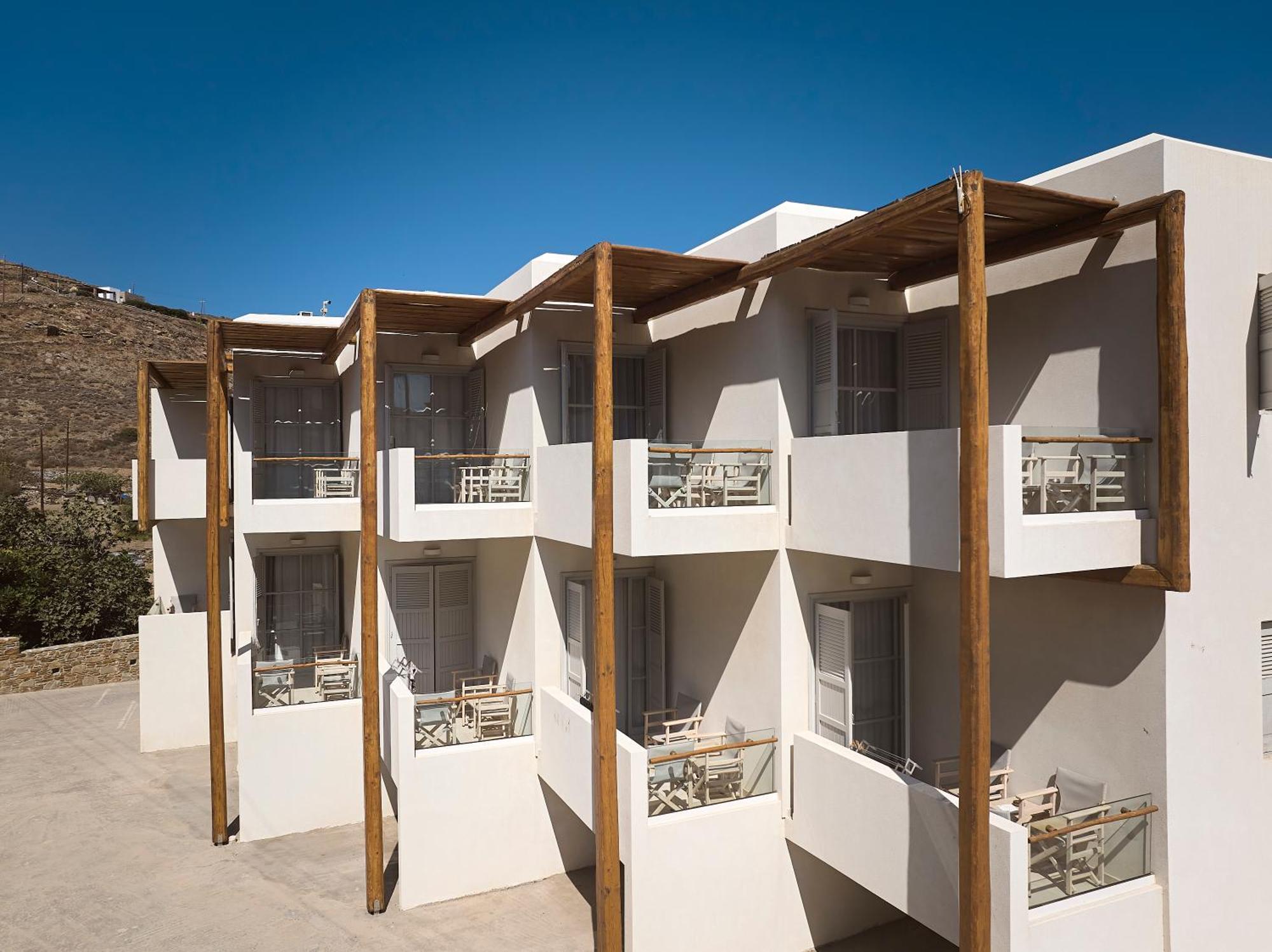 Kythnos Bay Hotel Loutrá Esterno foto