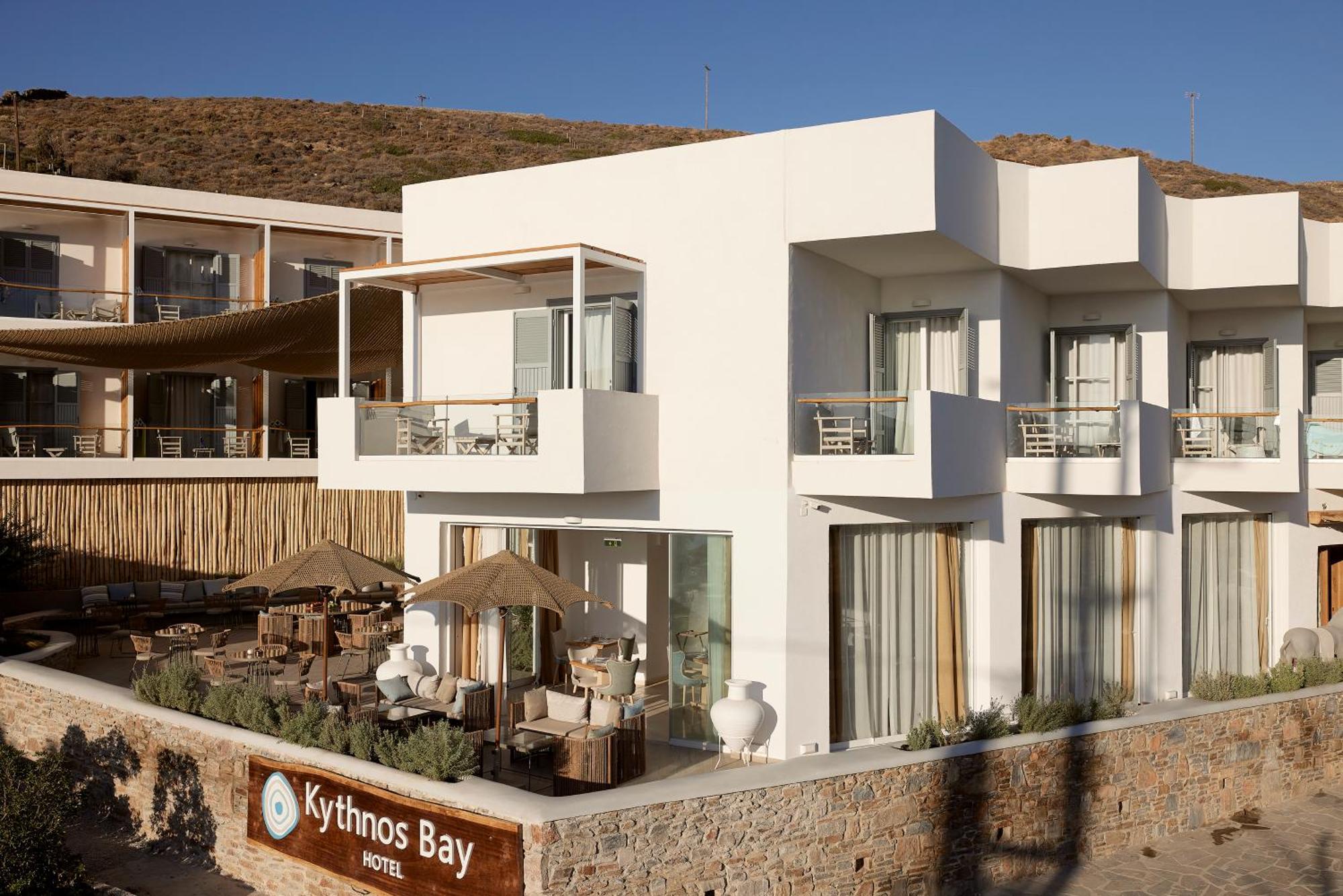 Kythnos Bay Hotel Loutrá Esterno foto