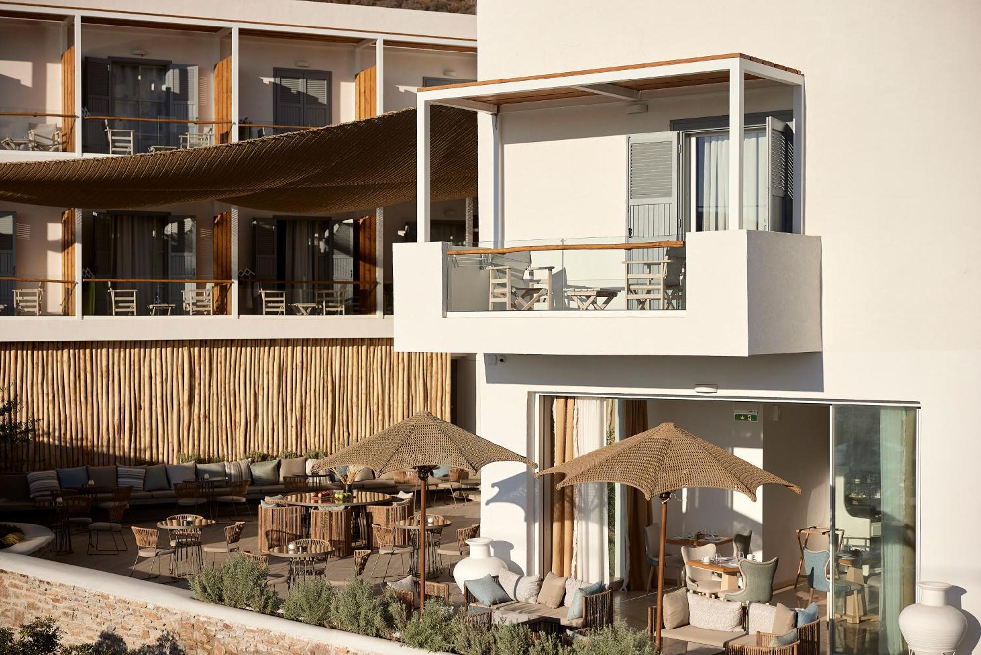 Kythnos Bay Hotel Loutrá Esterno foto