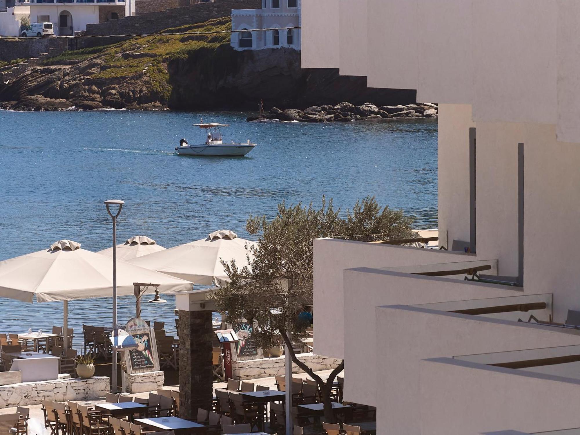 Kythnos Bay Hotel Loutrá Esterno foto